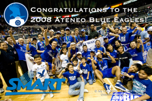 ADMU Eagles pose for their Championship photo